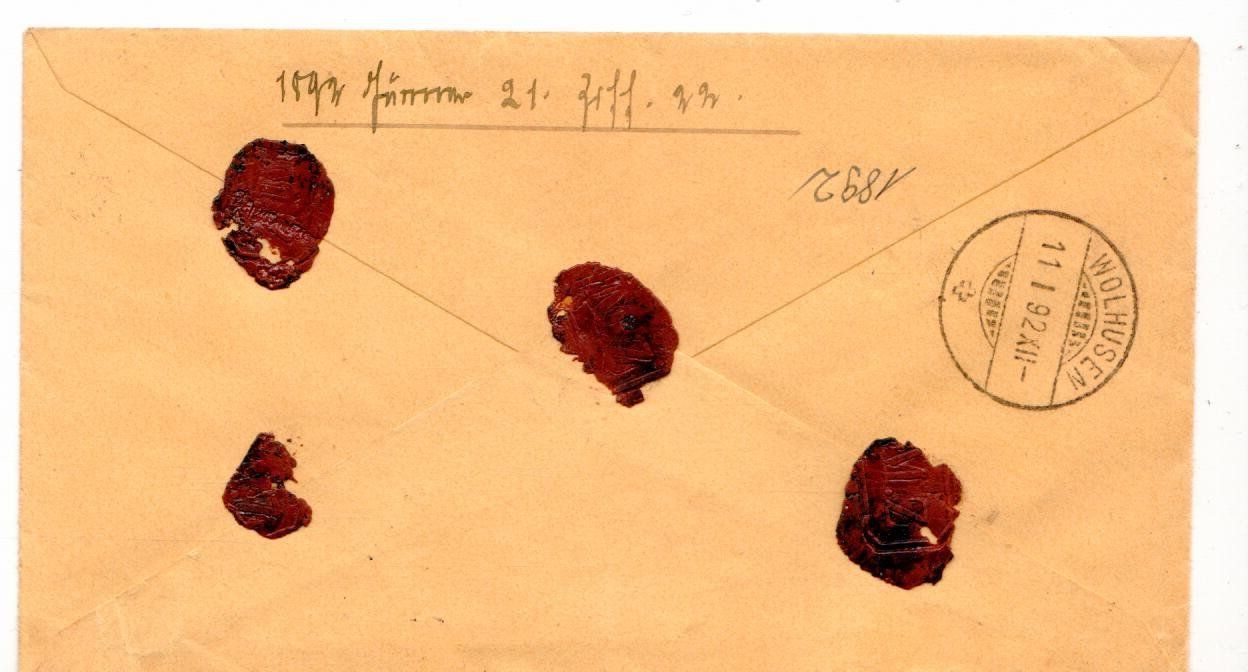 Tutti i francobolli: Charge Brief Schwarzenberg 1892 – Usato da Wolhusen venduto da Curver9 1
