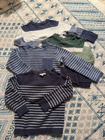 4 Strickpullover Grösse 92 von H&M und Du Pareil