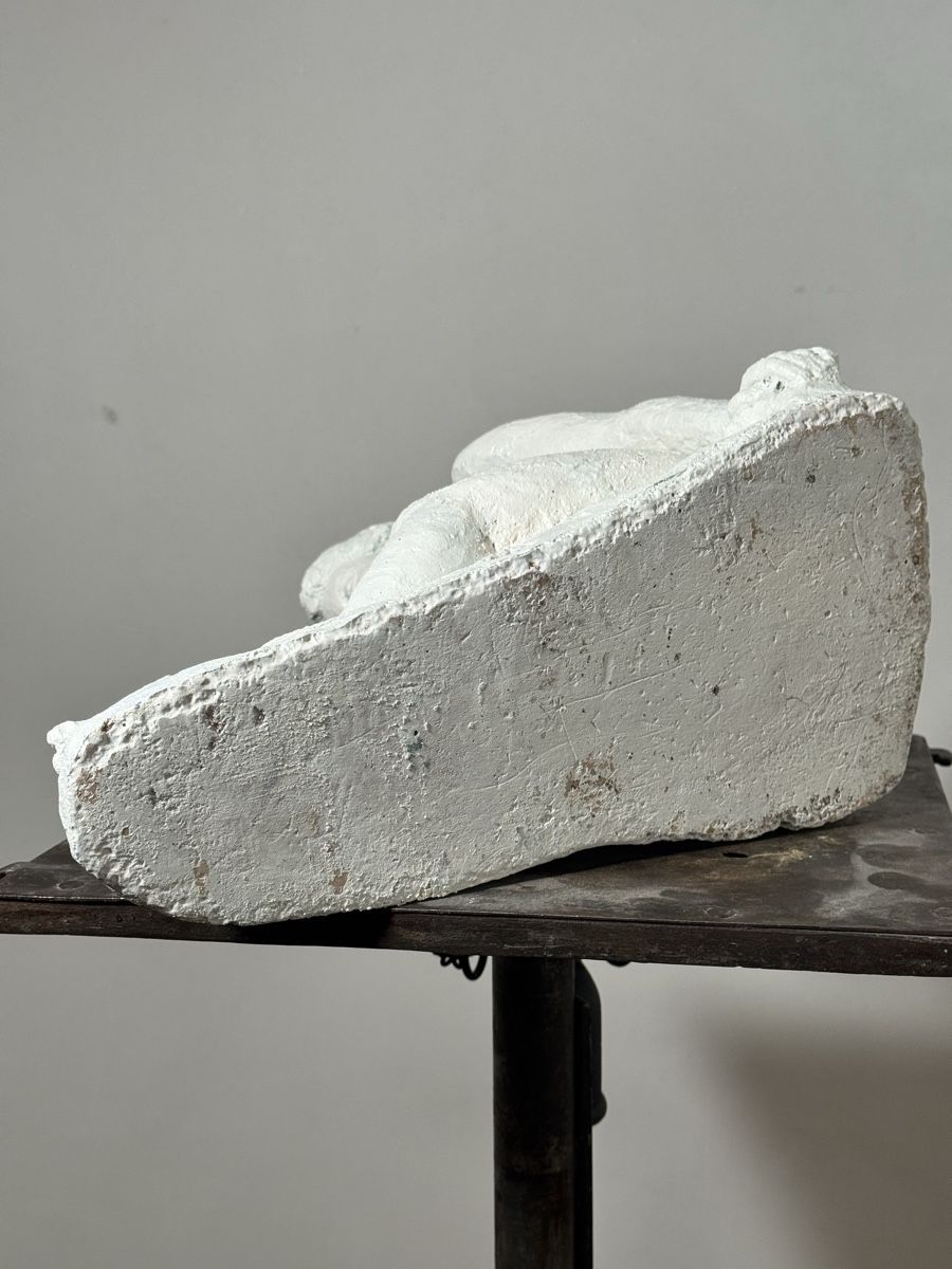 Sculture & Statue: Sitzende Gipsfigur Frauenakt – Usato da Villmergen venduto da Kunstraum.ch 7