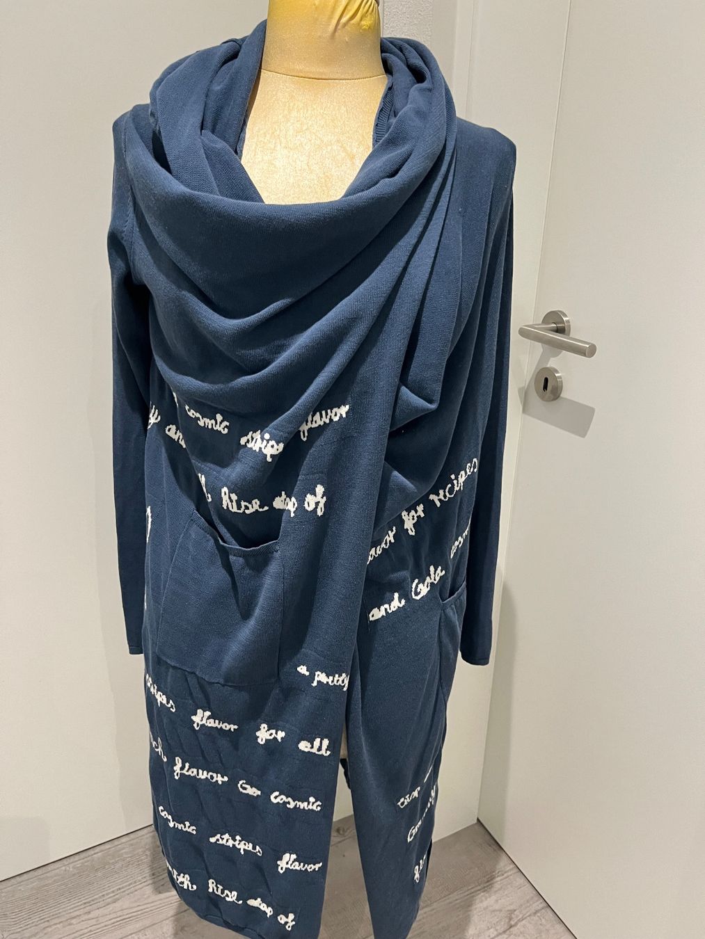 Rundholz Gilet & Giacche senza maniche: Rundholz - cardigan long bleu - L - coton – Usato da Mézières FR venduto da Daisy16