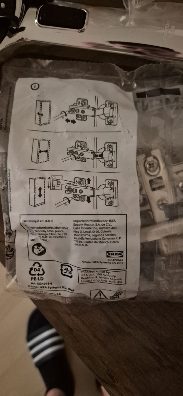 Ikea Ferramenta: Ikea Komplement Scharniere Softclose, 4 Stk. - Neu – Nuovo e nell'imballaggio originale da Rieden AG venduto da HansanaC 1