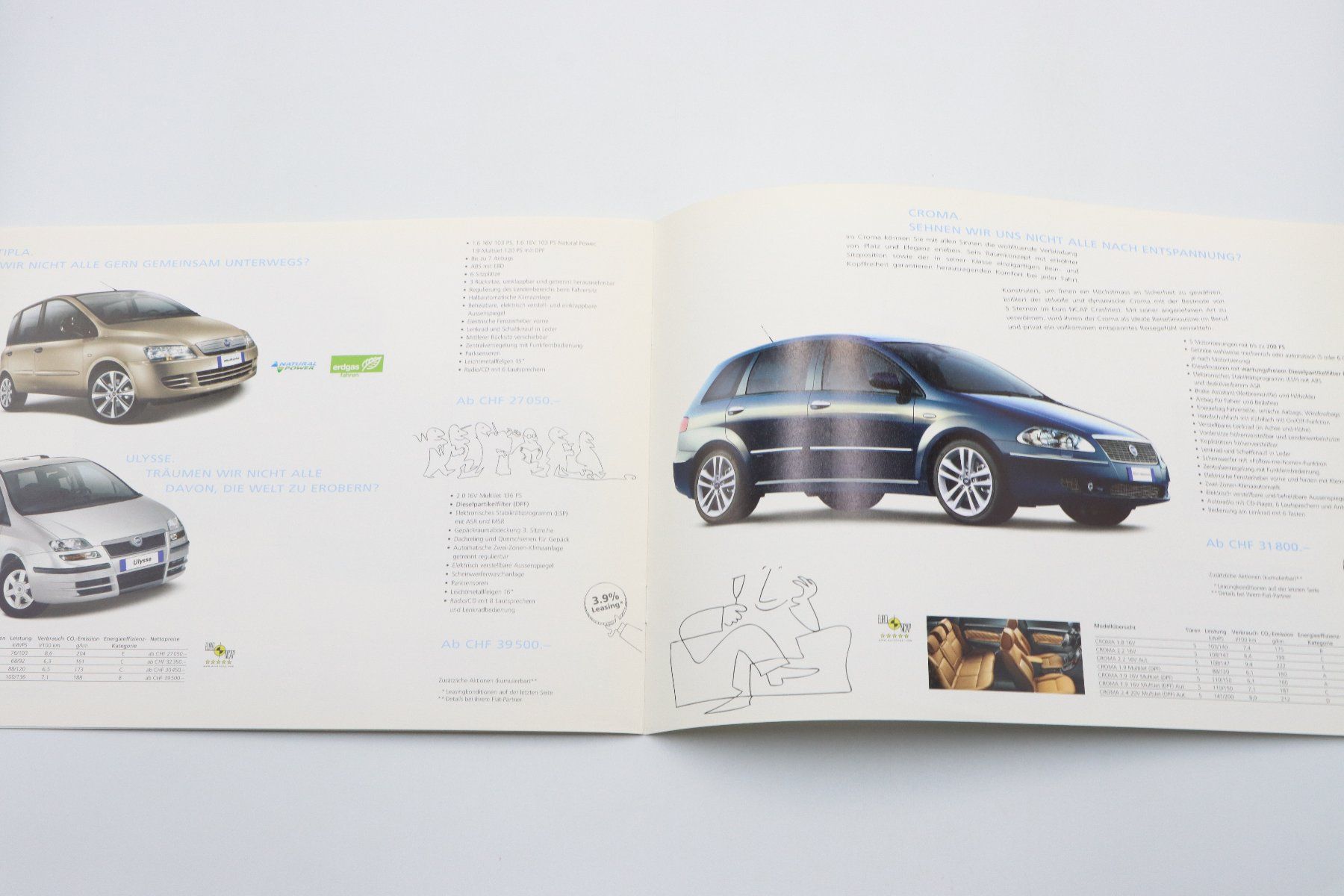 Fiat Documents: Fiat Modellprogramm 2007 Prospekt – D'occasion à Bühl b.Aarberg par Collectorpassions 6