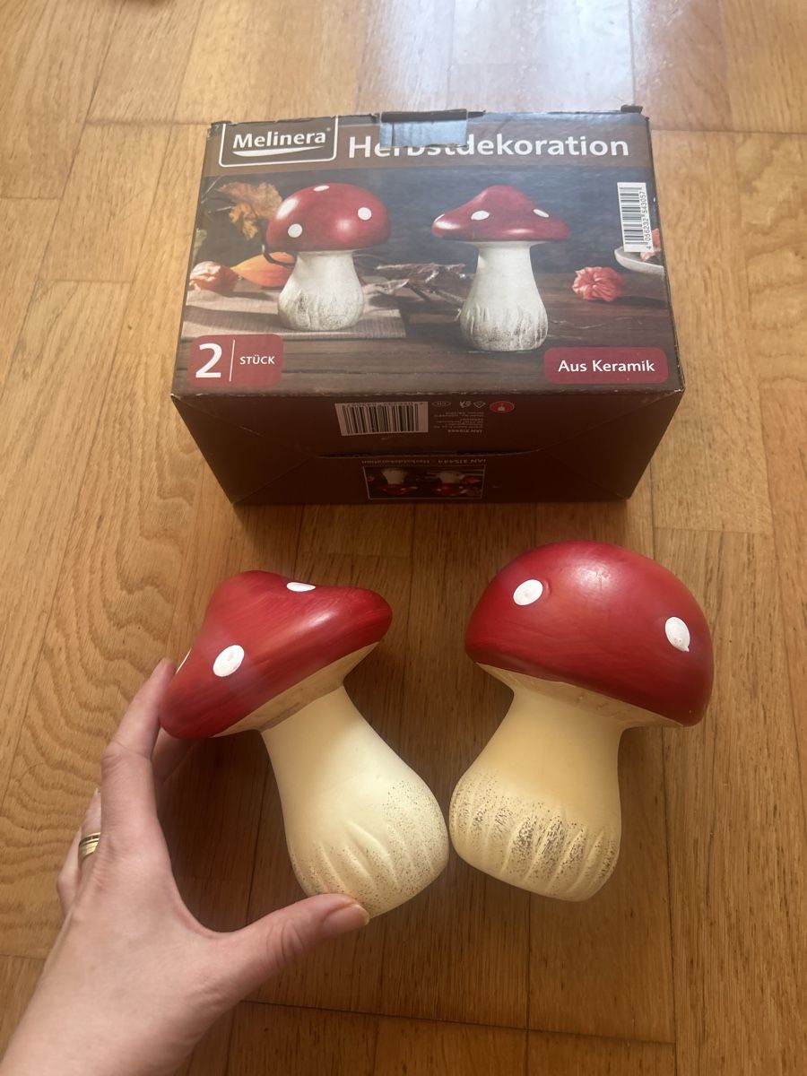 Tutte le decorazioni: Champignons décoratifs, lot de 2, comme neuf! – Nuovo (secondo la descrizione) da St-Prex venduto da mar_f6t6 2