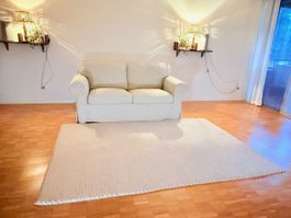 🧶✨ Handgewebter Wollteppich – 100 % Schurwolle 🧶✨