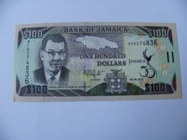 Banknote Jamaika 100 Dollar 2012, Gedenknote Banknote, Unc
