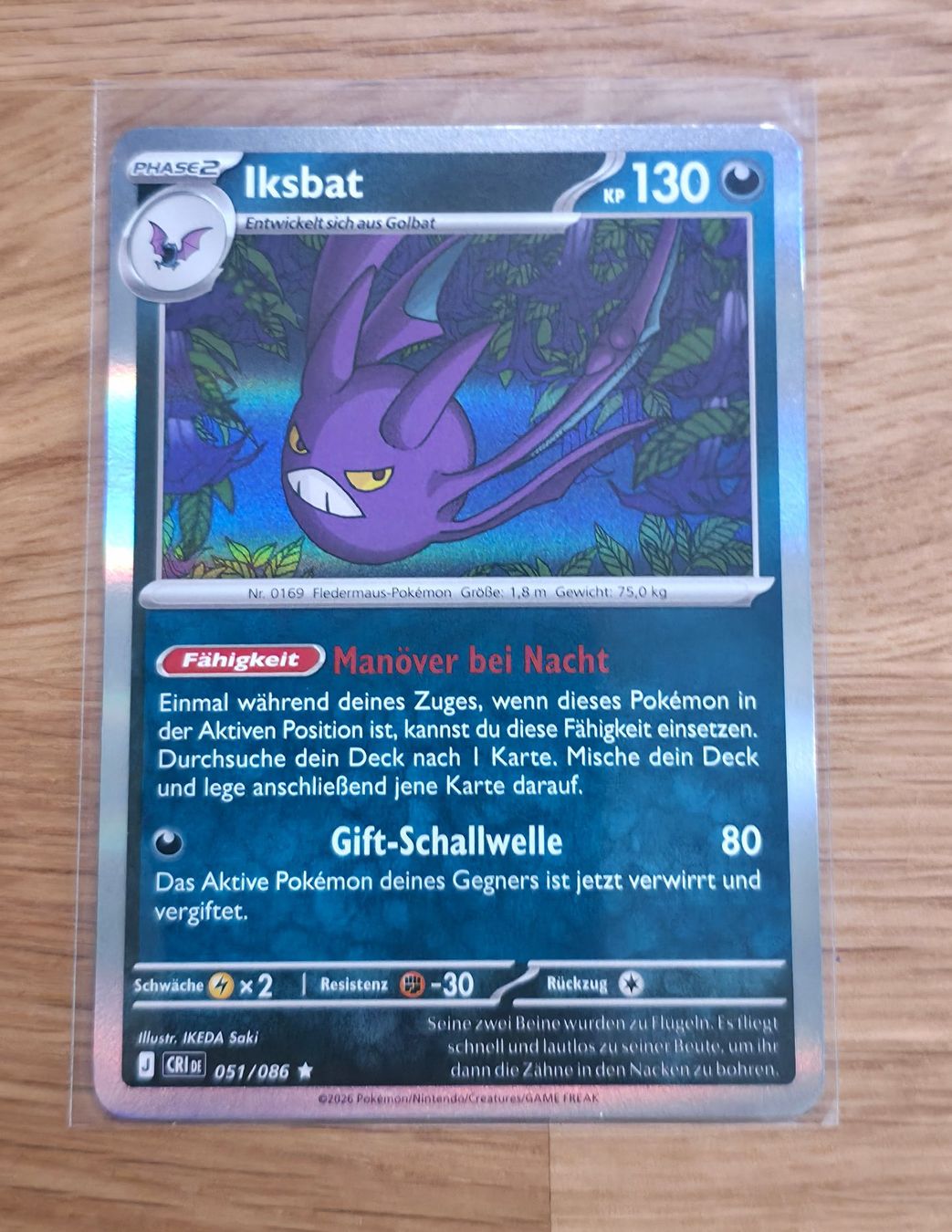 Pokémon Carte collezionabili: Iksbat 051/086 Wachsendes Chaos – Nuovo (secondo la descrizione) da Arbon venduto da Twist05