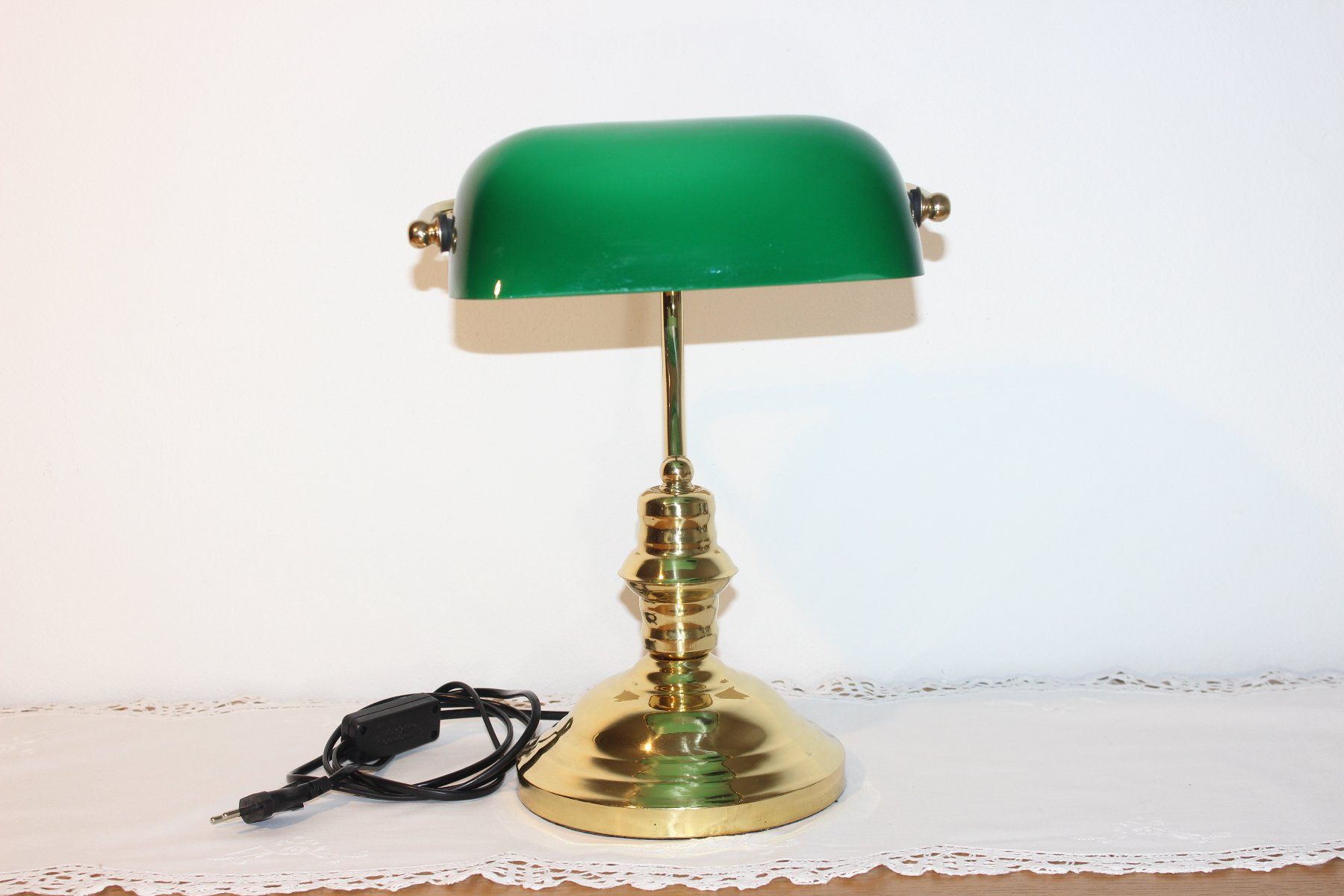 Lampen: Vintage Banker Lampe – Gebraucht aus Basel von Mila_Graf 1