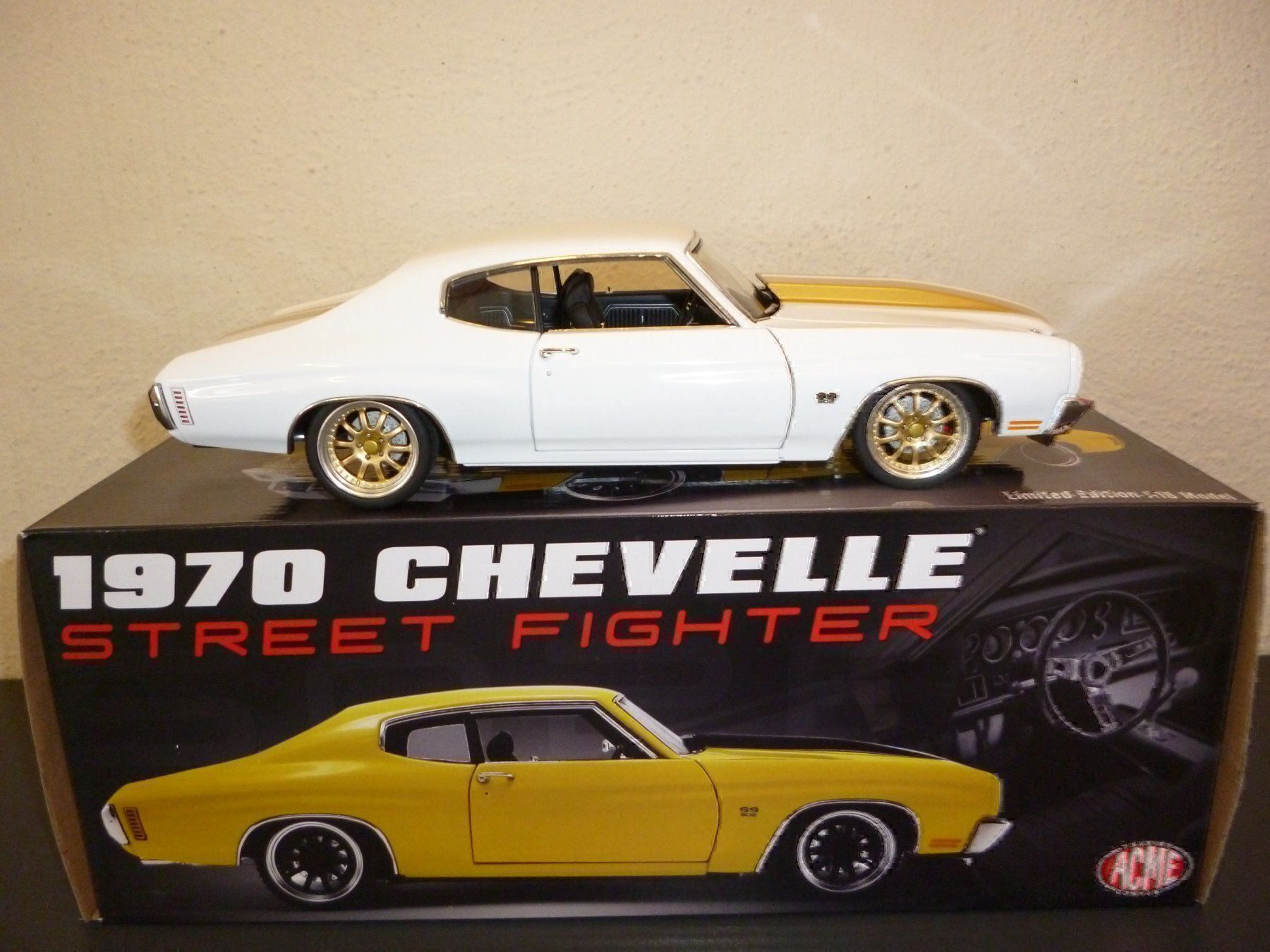 Chevrolet Modellini d'auto: Chevrolet Chevelle 1970 "Street-Fighter" – Nuovo e nell'imballaggio originale da Niederwil SG venduto da Kaicorner03 1