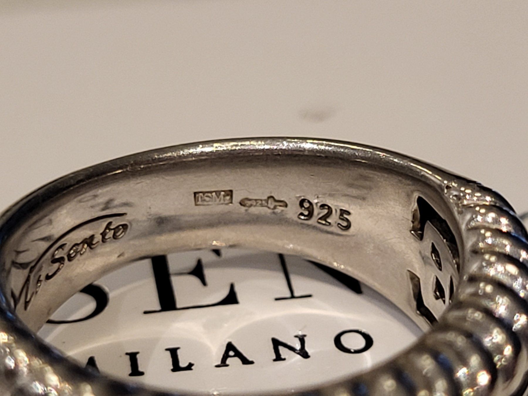 Ringe: Original Ti Sento silberring N.P 179 fr. – Gebraucht aus bellinzona von zeus6535 3