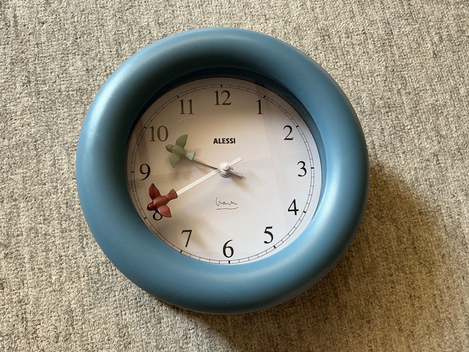 Alessi Orologi: Wanduhr Alessi mit Vögeln , – Difettoso da Jona venduto da Jancy60