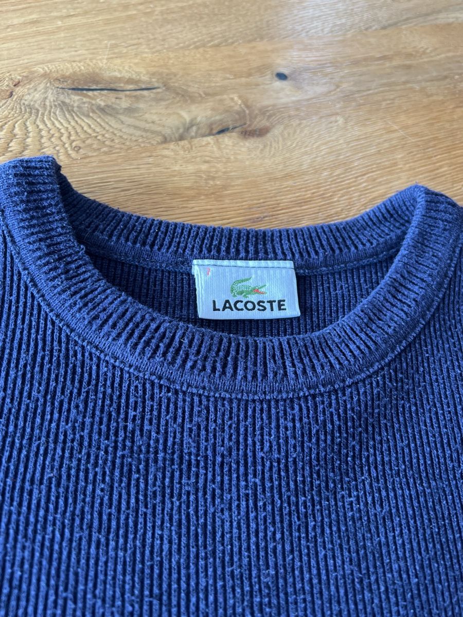 Lacoste Maglioni & Felpe: Lacoste Pullover, Grösse 7, dunkelblau – Usato da Wolfwil venduto da Poulet60 2