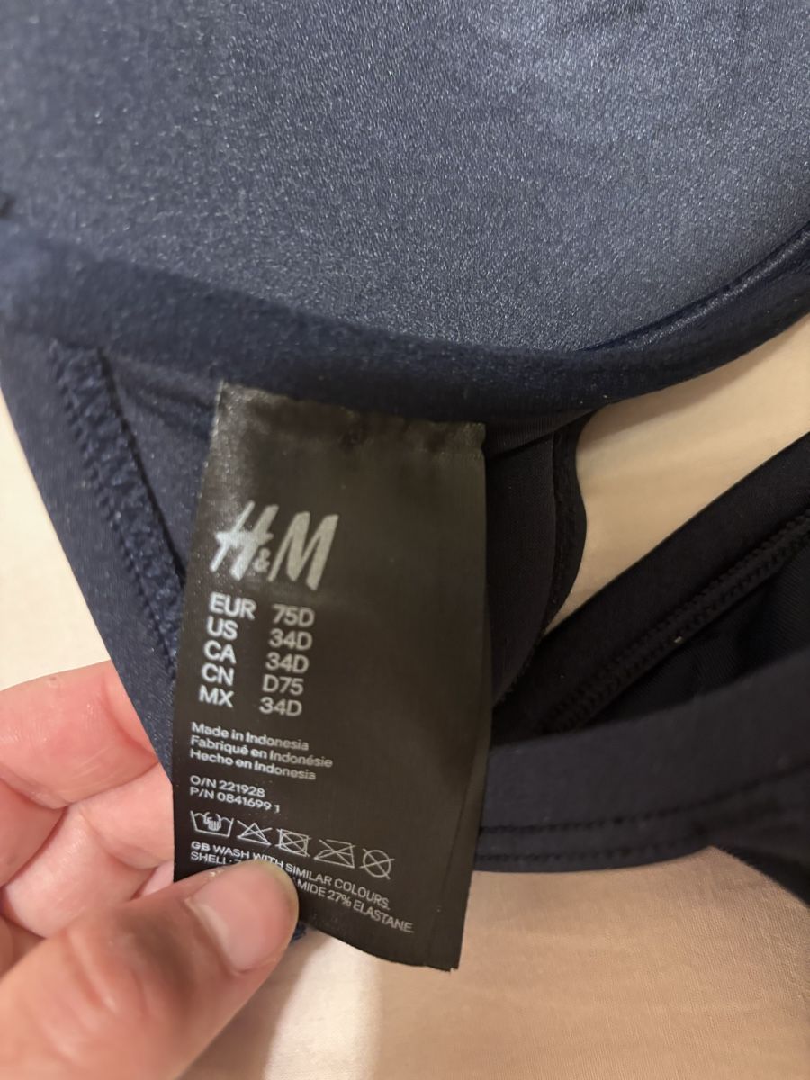 H&M Costumi da bagno & Bikini: Costume blu nuovo donna 75D - Small – Nuovo (secondo la descrizione) da Zürich venduto da mat_58mf 5