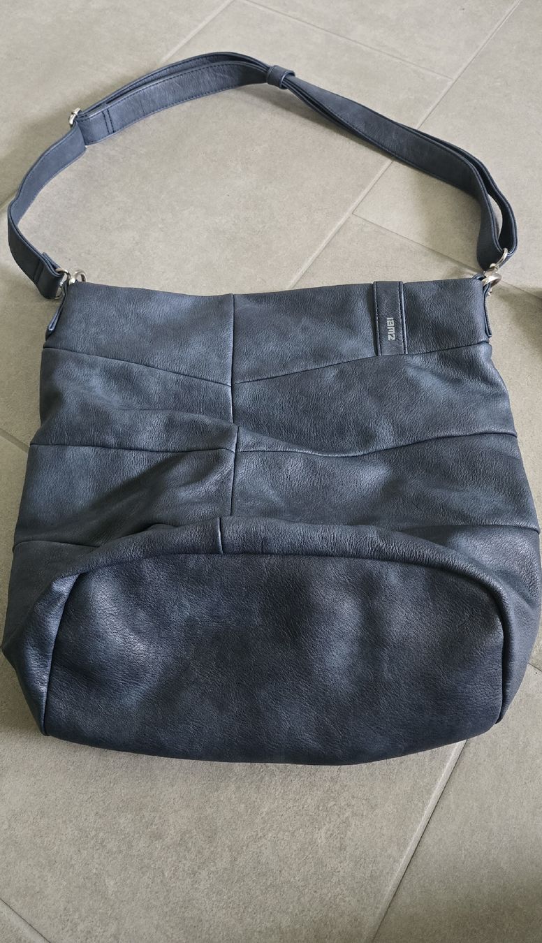 Borse da donna: ZWEI Ledertasche dunkelblau neuwertig Damen – Nuovo (secondo la descrizione) da Rheinau venduto da inStyleSg 1