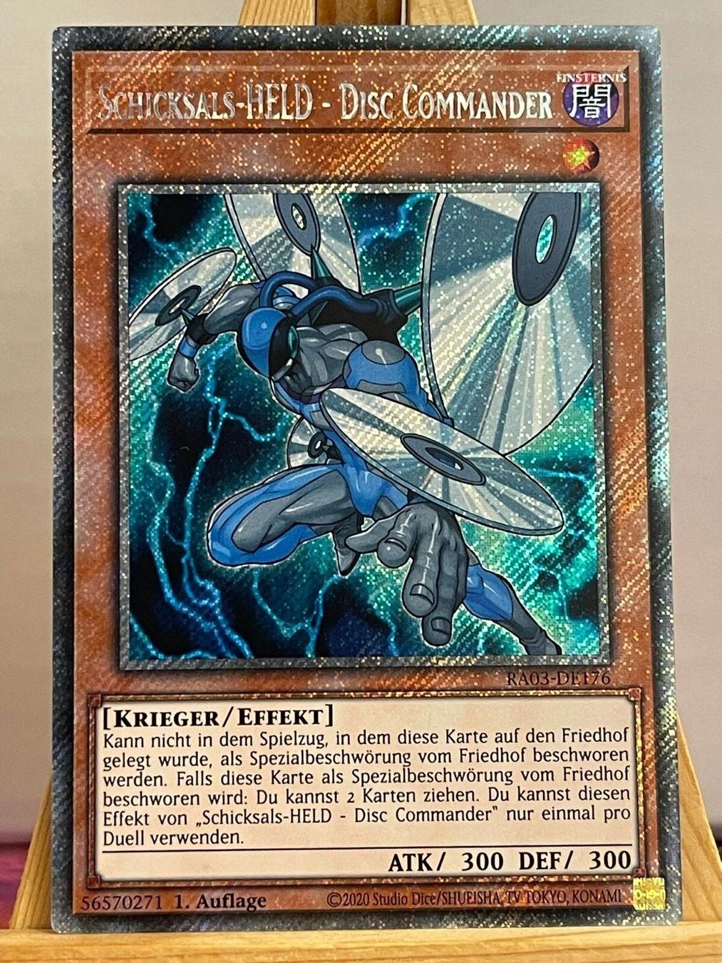 Yugioh Carte collezionabili: Yugioh Schicksals-HELD - DIsc Commander RA03-DE176 Platinum – Nuovo e nell'imballaggio originale da Chur venduto da -NewERA-
