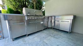 WEBER SUMMIT GRILL CENTER  Cuisine extérieure inox au gaz