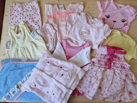 11teiliges Sommerpaket Babykleider Mädchen Gr. 50-62