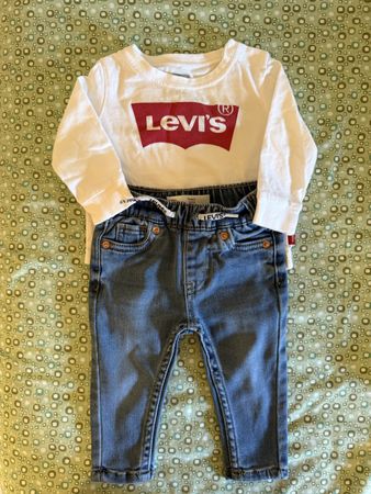 Levi’s Set – Jeans & Langarmshirt Grösse 68