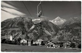 Sessellift Unterbäch-Brandalp, um 1940
