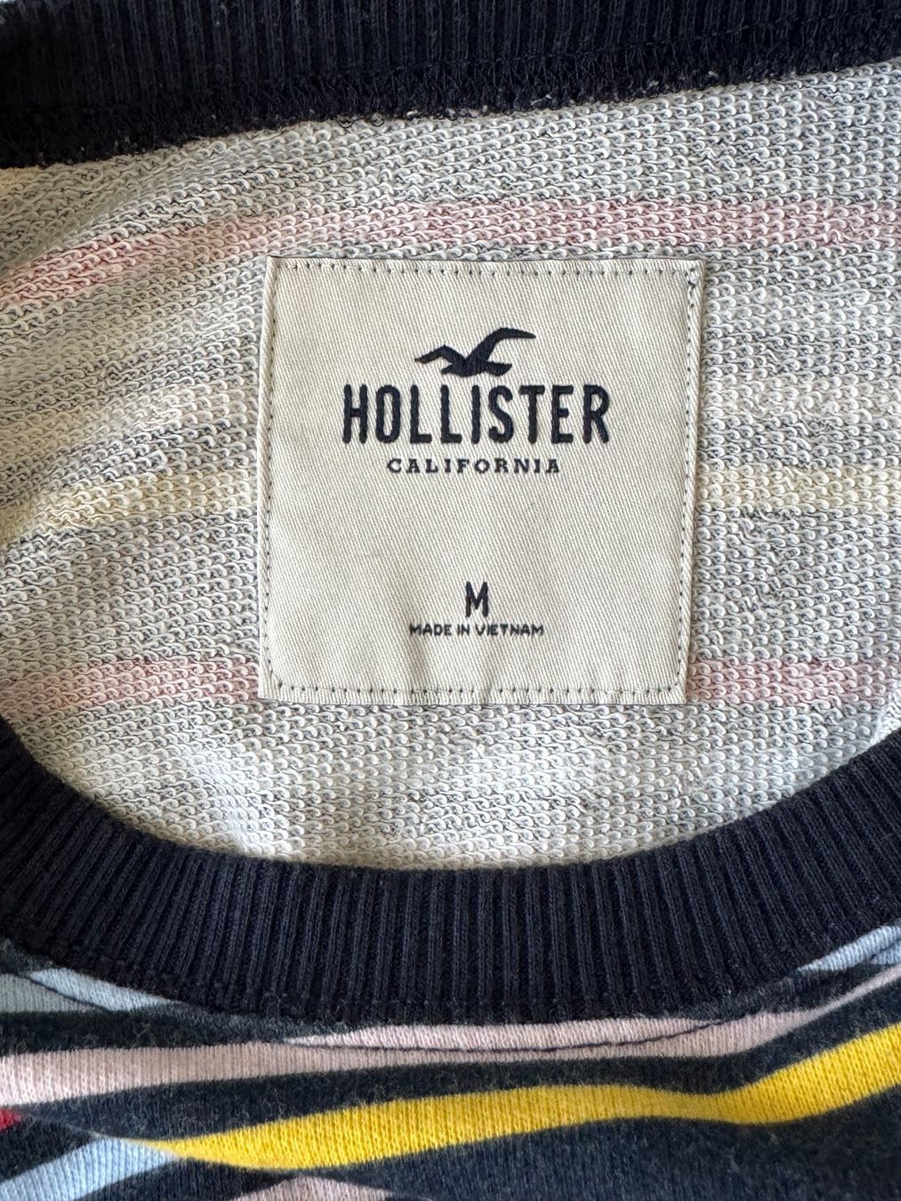Hollister Pullover & Sweatshirts: Hollister Langarm-Pullover, Gr. M, Baumwolle, gestreift – Neu (gemäss Beschreibung) aus Niederhasli von Erwied 2