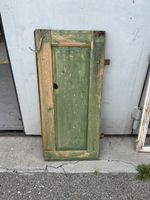 Rustikale, grüner Fensterladen, Altholz, Shabby Chic Deko
