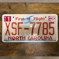 🇺🇸 U.S. Autoschild - North Carolina XSF-7785 - ORIGINAL