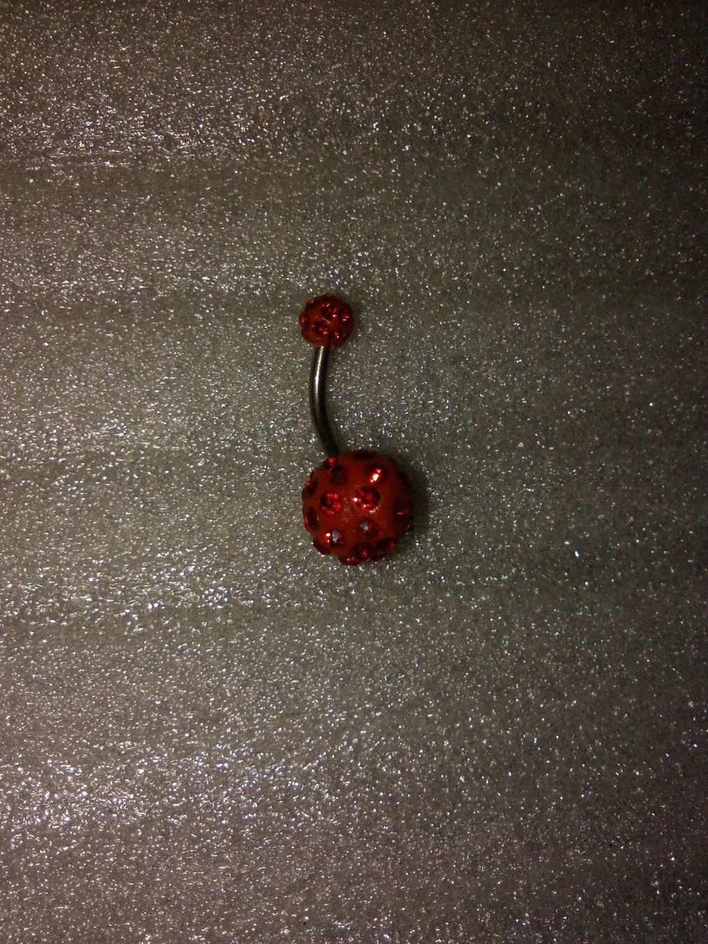 Gioielli per piercing: BAUCHNABEL PIERCING,,,MIT ROT KRISTALL,,GLANZIG – Nuovo (secondo la descrizione) da Basel venduto da bijoutrie_4 4