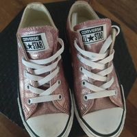 Scarpe Converse All Star Ox Oro Rosa/Bianco Junior Bambino