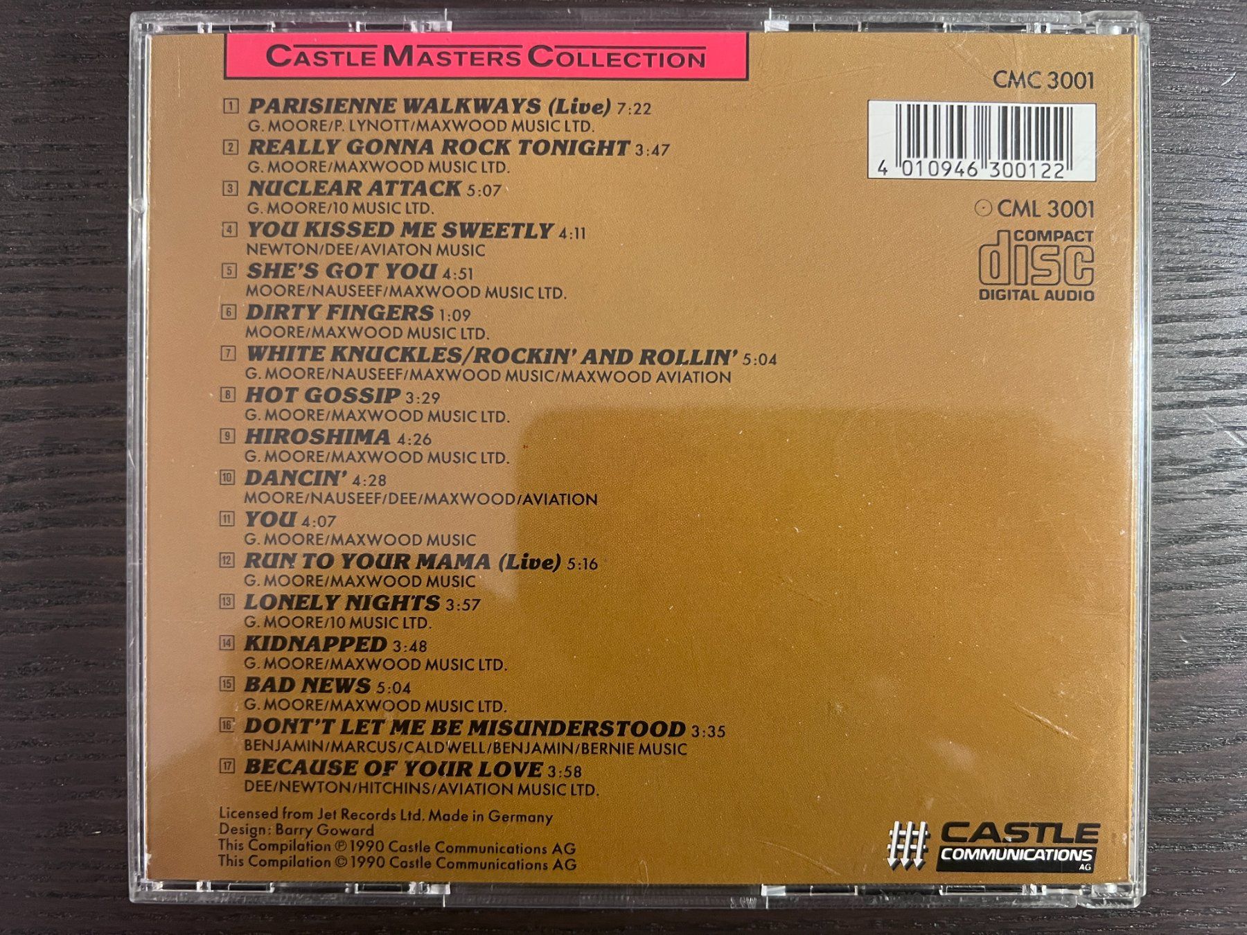 CD: Gary Moore - Castle Masters Collection – Usato da Zürich venduto da MusikFreunde 1