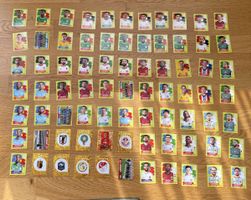 77 Panini Bilder (10 Goldene) 