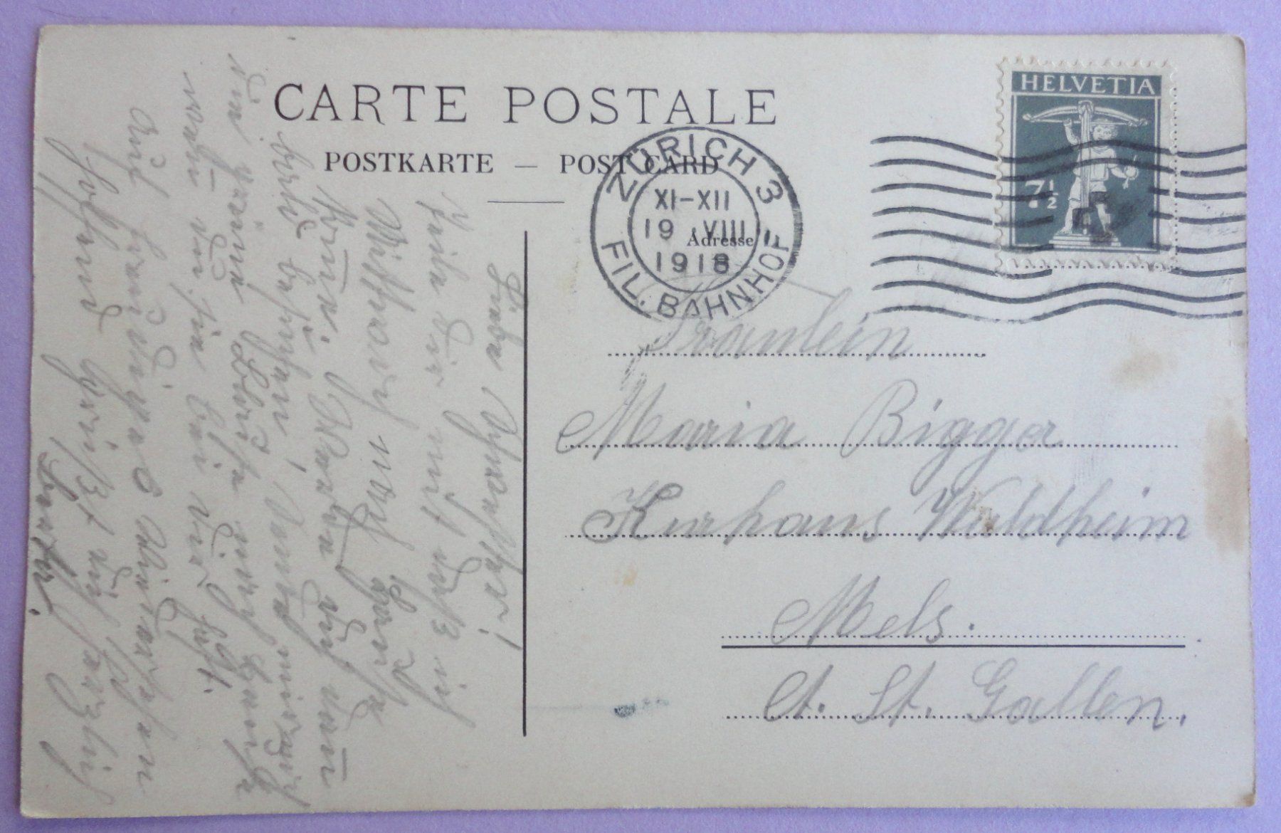 Cartoline postali: Zürich, Landesmuseum – Difettoso da Fétigny venduto da Billy2miny 1