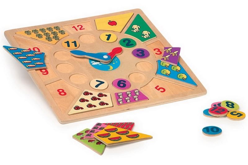 Spielzeuge: Lernuhr Kunterbunt - Uhrzeit lernen – Neu und originalverpackt aus Wettingen von Swala 1