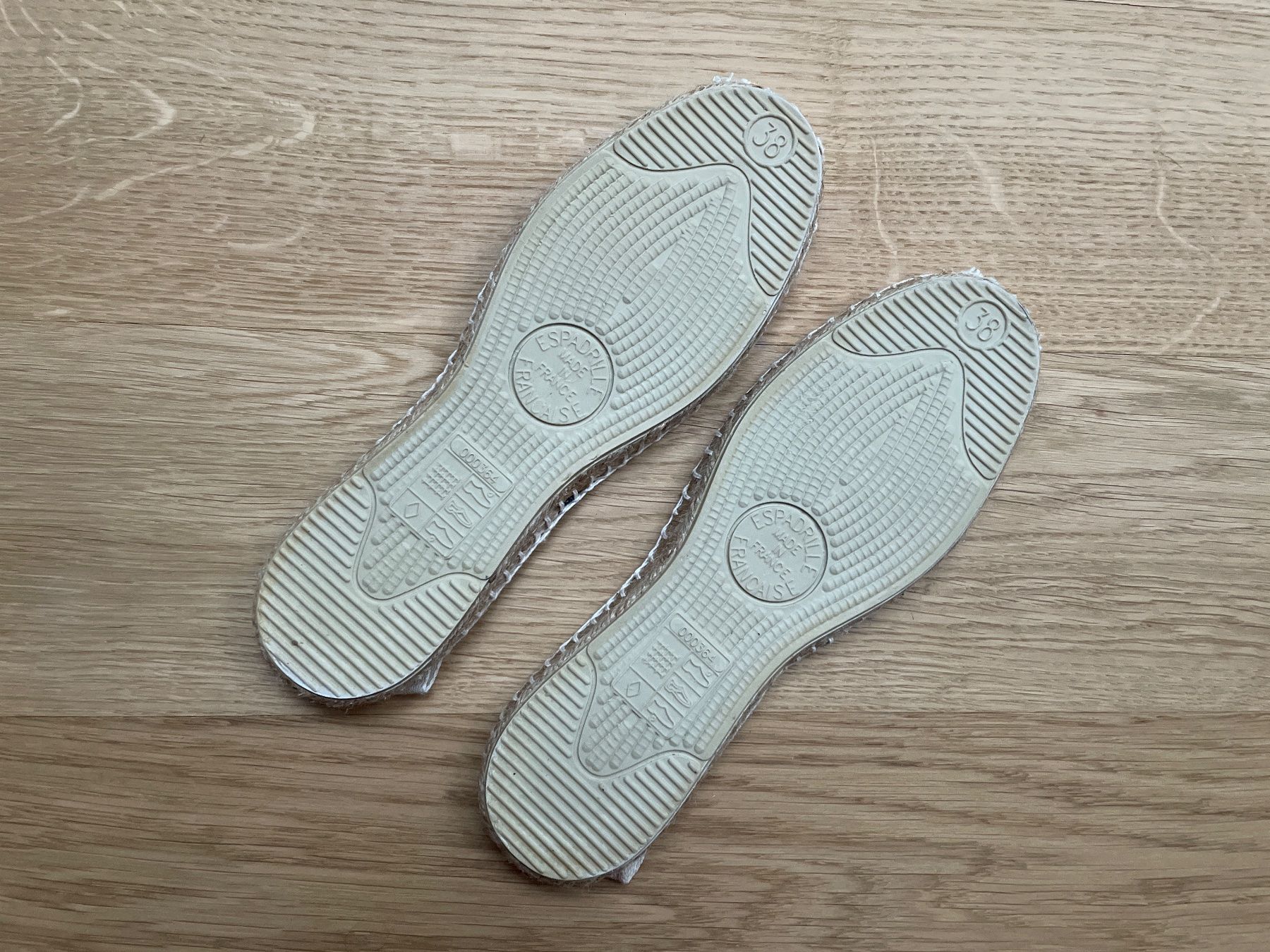 Scarpe da uomo: Espadrilles weiss mit blauen Streifen – Nuovo (secondo la descrizione) da Zürich venduto da man_yb8d 1