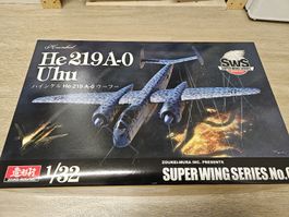 Flugzeugmodell Bausatz Heinkel He 219A-0 Uhu 1/32 Neu