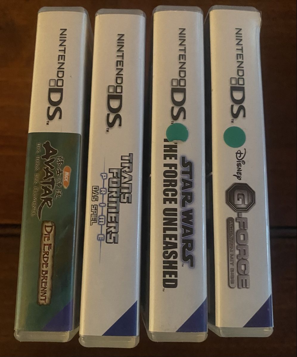 Jeux: 4x Nintendo DS Spiele Bundle Avatar Star Wars G-Force – D'occasion à Kirchberg BE par swiss_slab 4