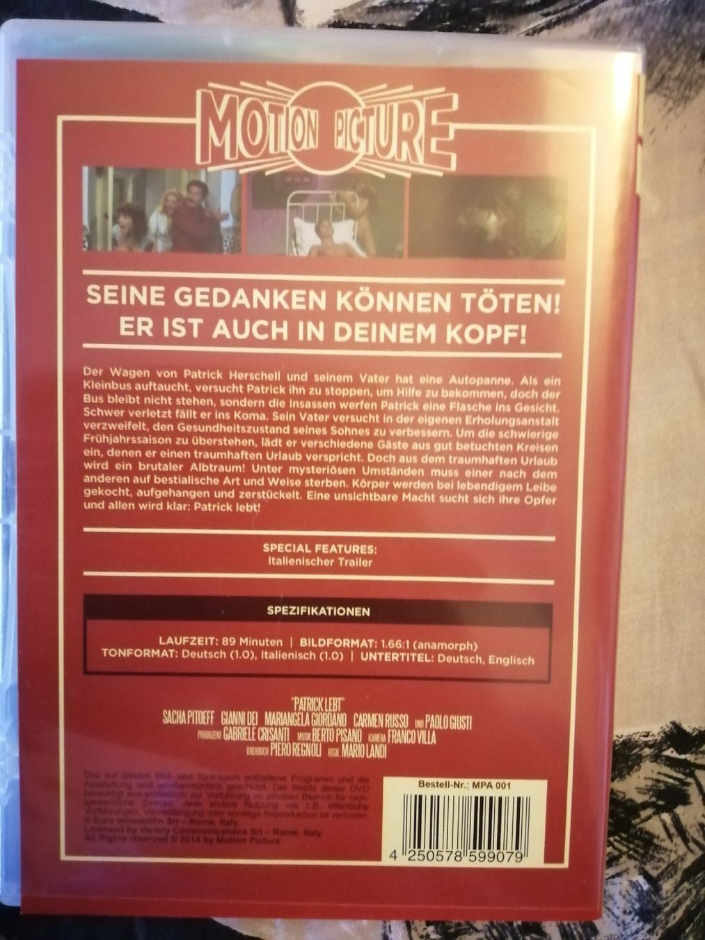 Tutti i DVDs: Patrick Lebt! / Patrick Lives!  - Uncut – Usato da Eschlikon TG venduto da Rare_Ware 1