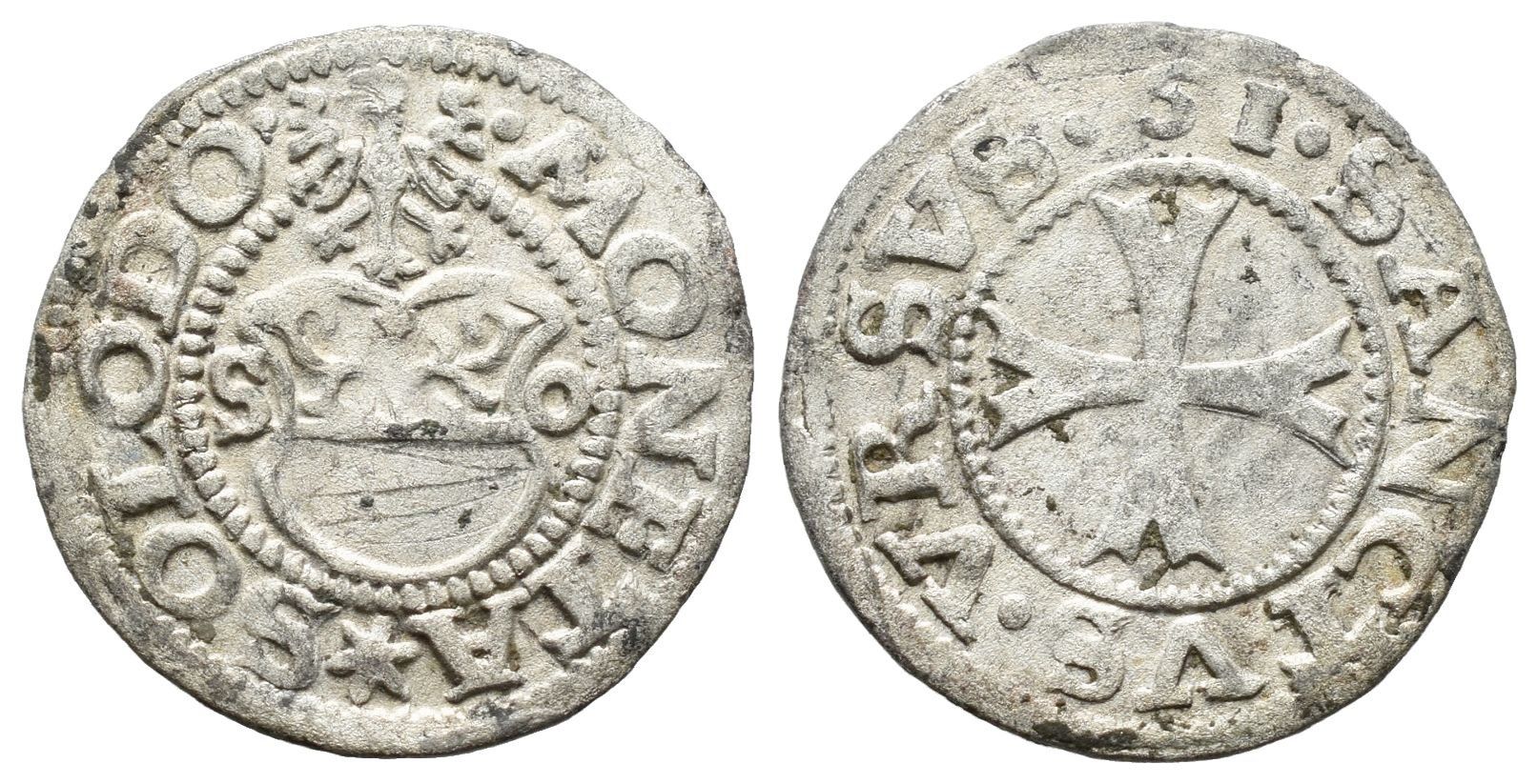 Alle Münzen: Solothurn Kreuzern 1561  /2673 – Gebraucht aus Trimbach von Solothurn1