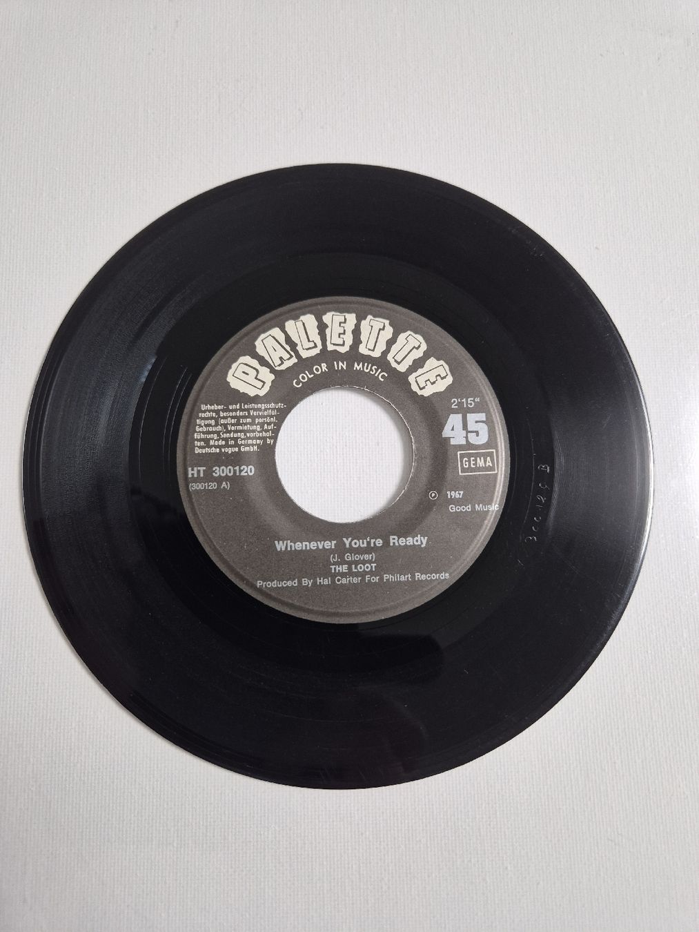 Schallplatten: The Loot  - Whenever You're Ready - Single 7 – Gebraucht aus Uster von newwave0 2