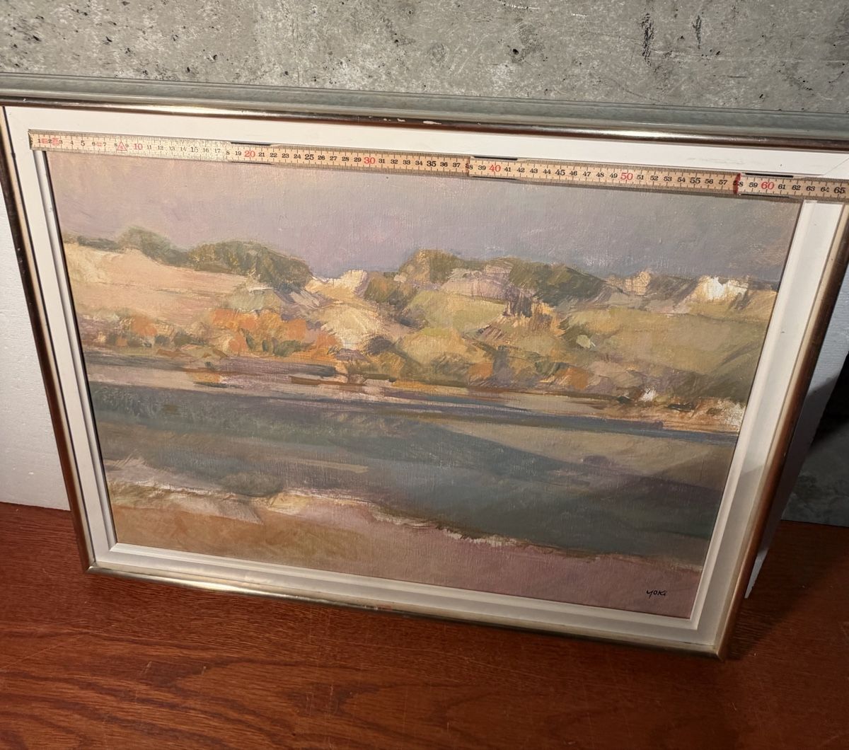Dipinti: YOKI, EIGENTLICH EMILE AEBISCHER Serene View Painting – Usato da Lausanne venduto da artnouveau04 3
