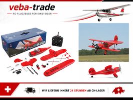 Beech D17S, rot, Spannweite 550mm 2,4GHz 4CH 3D / 6G RTF