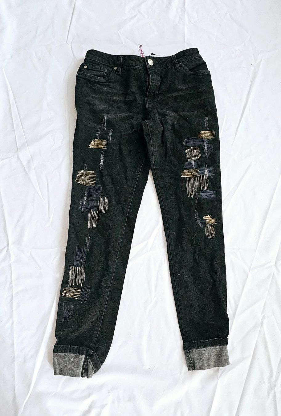 Jeans: Jeans Rainbow Boyfriend Gr. 38 – Gebraucht aus Füllinsdorf von Sunnebliemli7