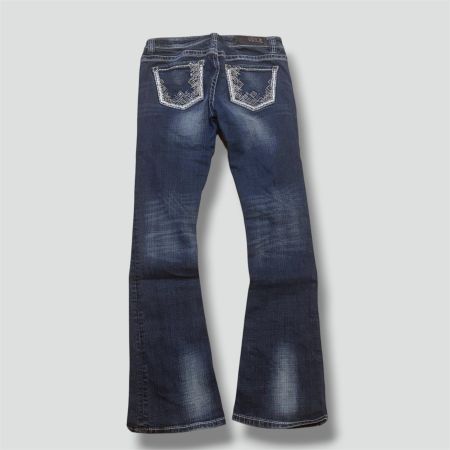 Rock and Roll y2k bootcut retro jeans vintage hose low rise