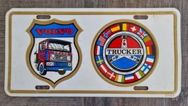 Volvo Trucker Schild Blechschild Vintage 70er 80er