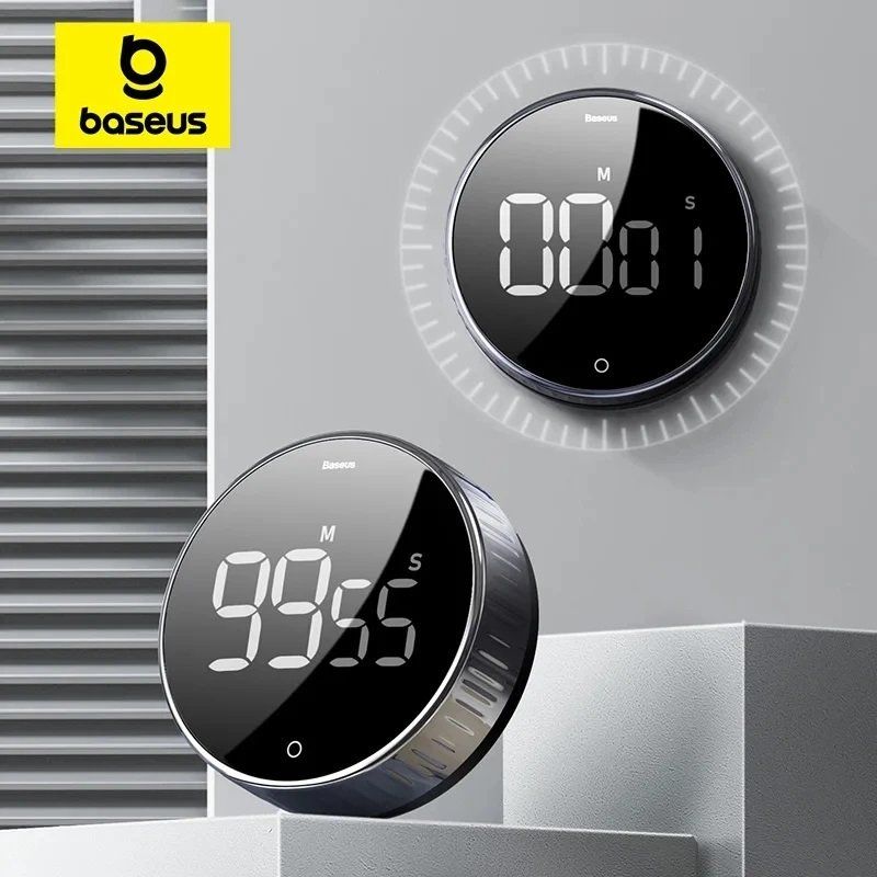 Elettrodomestici da cucina: Baseus Magnetischer Küchentimer | LED-Anzeige | Countdown – Nuovo e nell'imballaggio originale da Malans GR venduto da BUYBEST-Schweiz