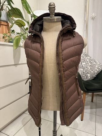 Napapijri Steppweste braun mit Kapuze