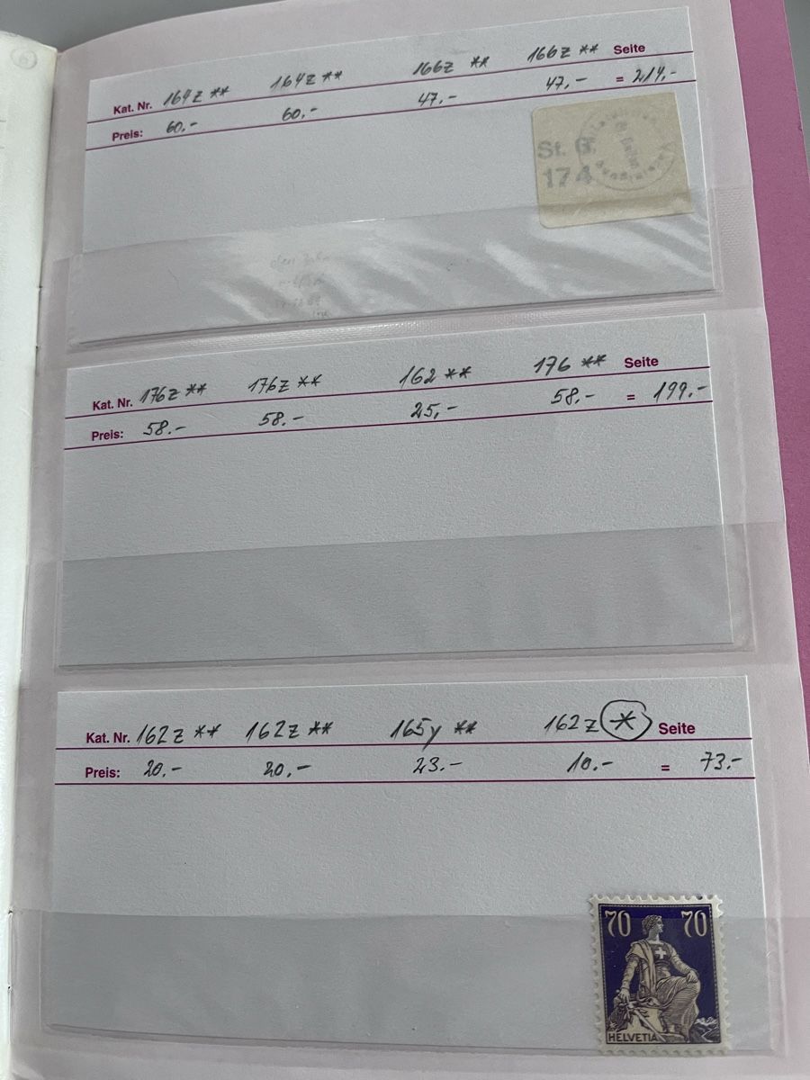 Tutti i francobolli: Briefmarken Auswahlheft Freimarken – Usato da Römerswil LU venduto da manuscha_ 6