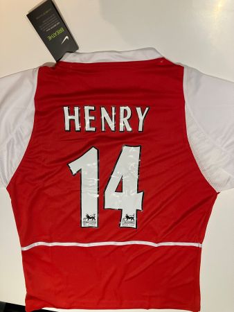 Trikot Arsenal Retro, 14 Henry, NEU, Saison 03-04