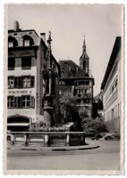 Basel, Fischmarkt, Oldtimer, um 1940