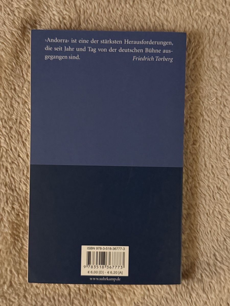 Bücher: Max Frisch Andorra – Neu (gemäss Beschreibung) aus Bolligen von lee_orange 1
