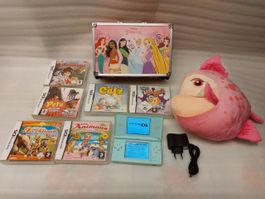 Consolle Nintendo DS Lite + 6 Game + Aktentasche + Fisch