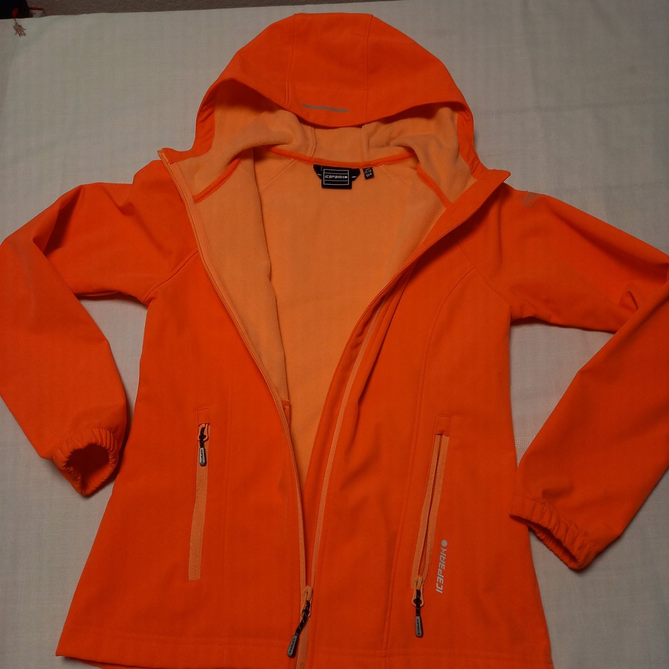 Jacken & Mäntel: Softshell Jacke, Leuchtorange Gr 164 Ice Peak – Gebraucht aus Brüttisellen von kikaninchen79
